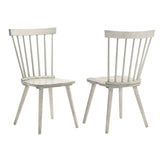 2 Pieces Set Dining Side Chair Rustic Modern Farmhouse Design Retro Design Easy to Assembly W2537P214544