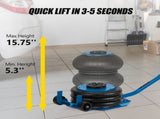 Air Jack, 3 Ton/6600 lbs Triple Bag Jack, Bag Jack Lift Up to 15.75 Inch, 3-5S Fast Lifting 48401406