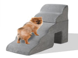 5 Step Pet Stairs for Dog,Cat Grey 07363262