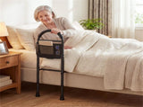 Height Adjustable Bedside Safety Rail, Tool-Free Assembly Bed Assist Bar with Anti-Slip Legs for 64404001