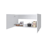 White Kitchen Wall Cabinet with 2 Doors B062P303930