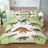 Super Soft Fade Resistant Microfiber Dinosaur Bedding Set for Girls Boys, All Season Green Dinosaur 52083547