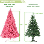 ZUN 7.5ft 2500 Branches PVC Christmas Tree 73953918