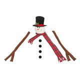 4ft Pre-lit Christmas Tree with 100 Lights, Snowman-Shaped Artificial Christmas Tree, Xmas Tree with 18182047