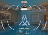Light Pro 22 in. LED Indoor Coffee Smart Ceiling Fan with Remote Control Unable ship on weekends, 28490540