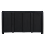 ZUN U_Style Designed Storage Cabinet Sideboard with 4 Doors , Adjustable Shelves, Suitable for Living N711P186863B