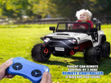 Large Wheels 2 Seater Kids Electric Car Powerful Electric Ride On Truck w/Remote Control, 2 Speeds, 23918294