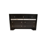 ZUN Matrix Traditional Style 7 Drawer Dresser made with Wood in Black 808857985668