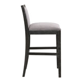 30.5 Inch Height Bar Stools set of 2, Rubber wood Frame,fabric Sponge cushion and Upholstered N780P192217B