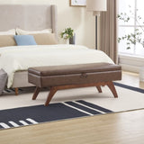 COOLMORE Teddy wool fabric, solid wood feet for solid weighing, and bed end stool with storage W1539P242720