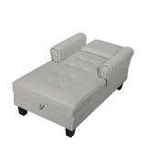 Chaise Lounge Indoor Sleeper Sofa Bed Chair Upholstered Lounge Chair for Bedroom Living Room with W1825P185508