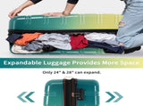 Hardshell Luggage Sets 3 Piece Gradient Color Expandable Suitcase with Spinner Wheels and TSA Lock N732P184448R