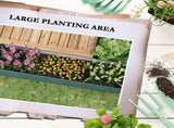 95" x 36" x 12" Spacious Raised Planter Easy-Clean Garden Bed for Flowers, Herbs & Succulents 90690107