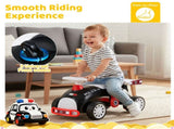 Kids Ride-On Sliding Car with Music Function, 3 Themes Sit-and-Scoot Toy for 19-36 Months 50652787