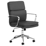 ZUN Black Height Adjustable Rolling Office Chair B062P153791