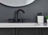 Bathroom Faucet 2 Handle Centerset Sink Faucet with Pop Up Drain Assembly, 4 Inches 02408026