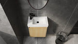 ZUN 20" Wall-Mounted Bathroom Vanity with Ceramic Sink, Storage Cabinet with Doors,Bathroom Cabinet Set W1972P196394