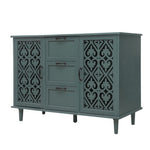 ZUN 2 Door 3 Drawer Cabinet, American Furniture, Suitable for Bedroom, Living Room, Study W688124216