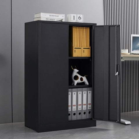 ZUN Metal Storage Cabinet with Locking Doors and Adjustable Shelf, Filing Storage Cabinet , 00968066