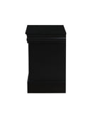 Louis Black Finish Philippe III Nightstand B2726P257333