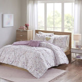 Twin/Twin XL Metallic Printed and Pintucked Comforter B03595892