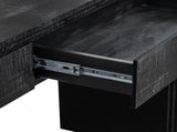 Unique Retro Silhouette Console Table with Open Style, Two Top Drawers for Entrance, Dinning Room, 00491341