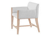 24'' Seat Height Upholstered Counter Stools with Arms for Kitchen Island/Dining Room, Set of 2 N780P354193N
