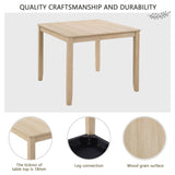 Modern 4 Person Dining Set with 4 Chairs, Dining Set for 4 People, 5-piece Wooden Dining 10534621