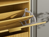 Shoe Cabinet Storage for Entryway Hidden Shoes Storage Cabinet with 2 Flip Drawers, Tall Free 93842806
