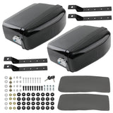 Hard Saddlebags Motorcycle Trunk Luggage Side Box For Suzuki Kawasaki Victory 04890823