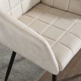 Dining Chairs Set of 1, Upholstered Kitchen Chairs with Comfortable Seat, velvet Dining Chairs with W3112P254938