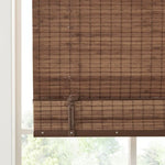 ZUN Bamboo Light Filtering Roman Shade 64"L B035129699