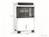 3-In-1 Mobile Evaporative Air Cooler, Ice Cooling Fan, Remote Timer Oscillating for Indoor Use 36549122