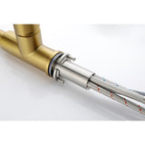 Single Handle Kitchen Sink Faucet with Pull Out Sprayer W2287P154031