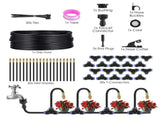 Garden Drip Irrigation Kit with 360&deg Bendable Misting Nozzles Automatic Garden Automatic Watering 19462452