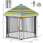 ZUN Metal Dog Playpen 91935751