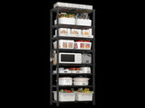 8 tier Heavy Duty Storage Shelves 78.74" H Wire Shelving Unit with Wheels 1600LBS NSF Metal Shelves 15208814