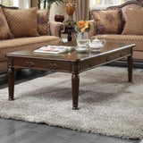 Espresso Coffee Table with Turned Legs B062P209064