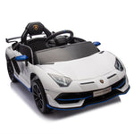 ZUN 12V Kids Ride On Car W/Parents Remote Control,Licensed Lamborghini Aventador Xago,Hydraulic pressure W1396P184346