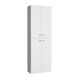 ZUN Lynch Kitchen Pantry Storage Cabinet 71" Height, With 4 Doors, 5 Adjustable Shelves, Freestanding B200P188842