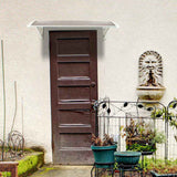 HT-100 x 80 Household Application Door & Window Rain Cover Eaves Brown Board & 28466374