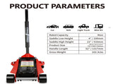 Floor Jack, 4 Ton Low Profile Floor Jack, Heavy-Duty Steel Racing Floor Jack with dual Piston Quick W1239115445