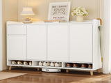 ON-TREND Sleek and Contemporary Shoe Cabinet with Adjustable Shelves, Minimalist Home Organizer with WF321211AAK