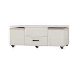 Modern Lift-Up Coffee Table with 4 Stools Set for Living Room Expandable 1 Hidden Storage 2 65601144