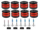 8X Silicone Body Mount Bushings and Cushion Bolts Kit Replacement for F-250 F-350 2008-2016 13848 25458926