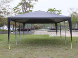 10'x30' Outdoor Party Tent with 8 Removable Sidewalls, Waterproof Canopy Patio Wedding Gazebo, Black 73401213
