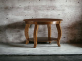 Aberta Walnut Finish Accent Table B2726P281894