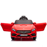 ZUN 12V Kids Ride On Car w/ Parents Remote Control,Licensed Mercedes-Benz CLS 350 for Kids,Four Wheel W1396P143145