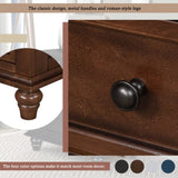 U_STYLE 3-Drawer Storage Wood Cabinet, End Table with Pull out Tray WF319367AAD