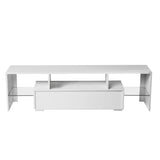 ZUN FashionTVstandTVcabinet,EntertainmentCenter,TVstationTV console,media console,with LEDlight W67933541